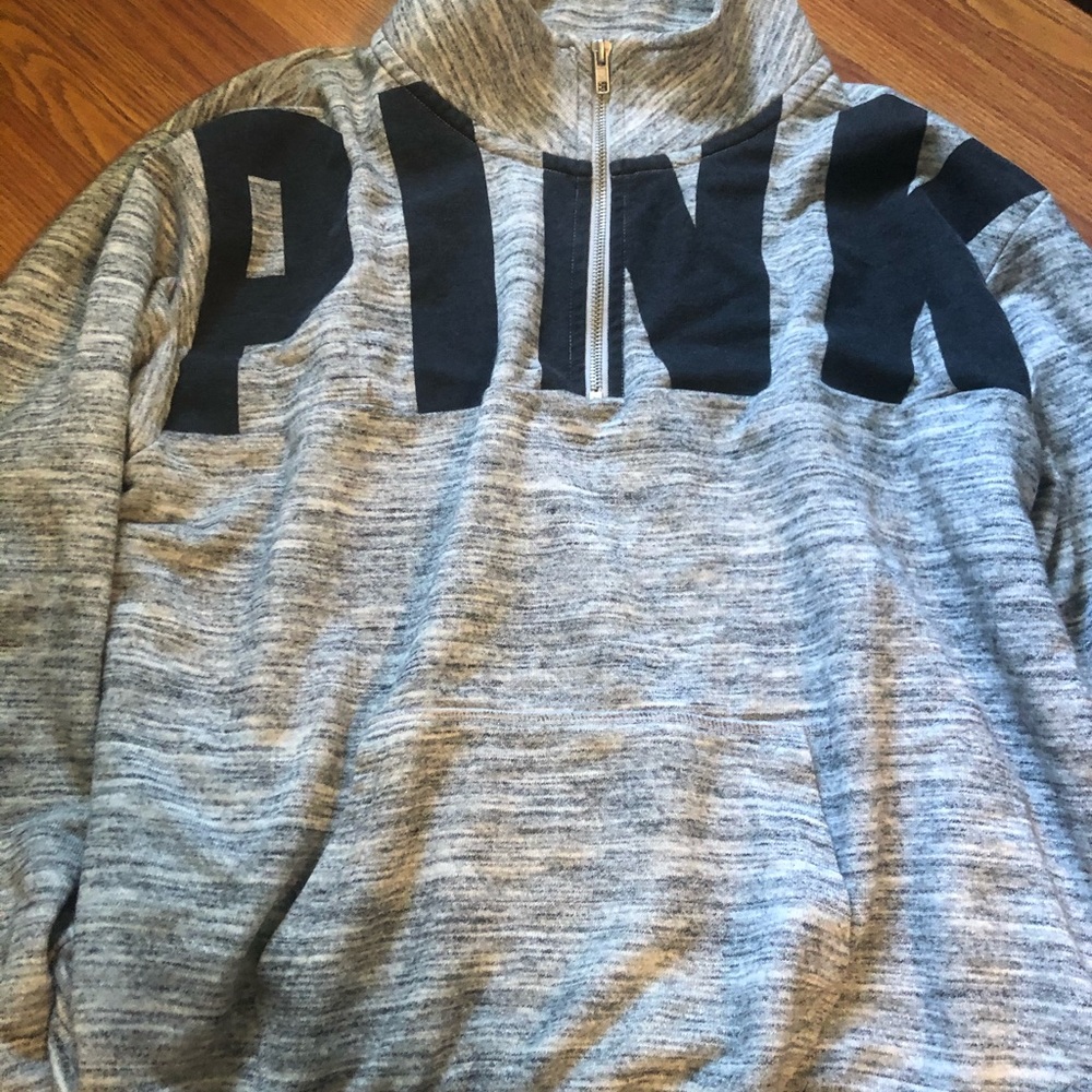 Pink quarter zip up - Picture 3 of 3